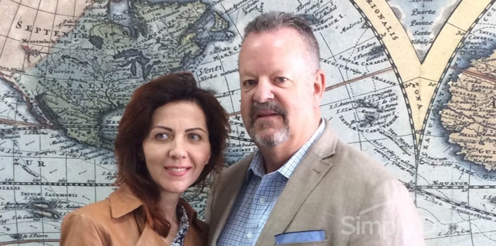 Jim (USA) and Elena