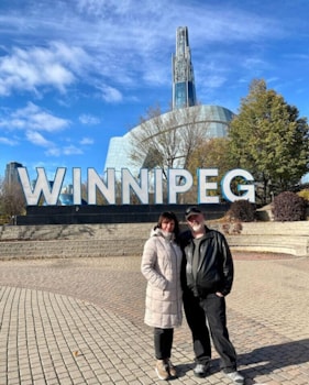 George (Winnipeg, Canada) and Valentina (Pervomays’k, Ukraine)