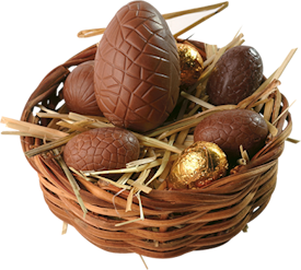 Chocolate eggs set